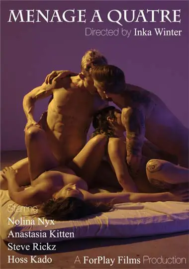 Menage A Quatre Bisexual Porn: Experience wild, uninhibited four-way bisexual action with two guys and two hot girls in intense anal, oral, and sex.