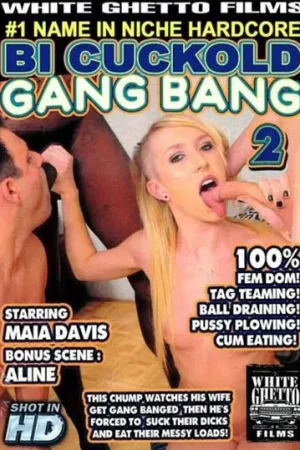 Bi Cuckold Gang Bang 2 Bisexual Porn: Download wild ride where husbands are forced to watch, then serve men who gangbang their wives.