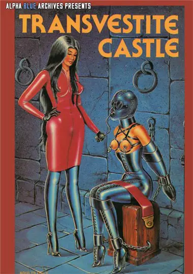 Transvestite Castle Trans Porn: Vintage shemale porn film about a submissive husband. Download BDSM porn Alpha Blue Archives classic movie.